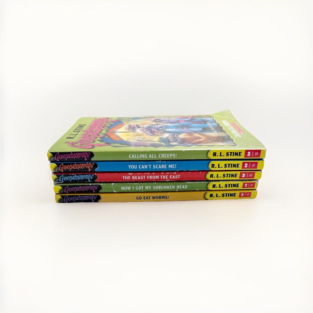 Goosebumps Books Vintage Lot Of 5 Paperback R.L. Stine 1994-1996 Scholastic